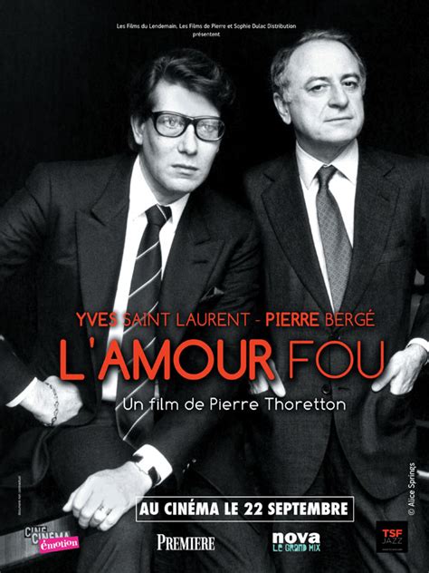 yves saint laurent pierre bergé l amour fou|yves saint laurent relationship.